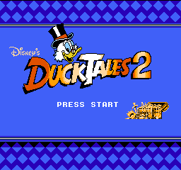 Duck Tales 2 (Europe) Title Screen